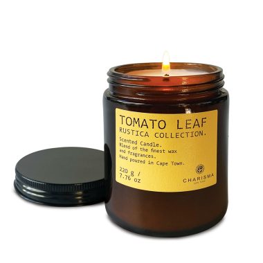 Rustica Tomato Leaf Luxury Scented Candle - 220g