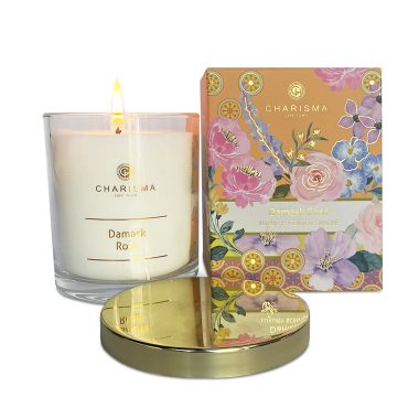 Scentscapes Collection Luxury Scented Candle, Damask Rose - 250g
