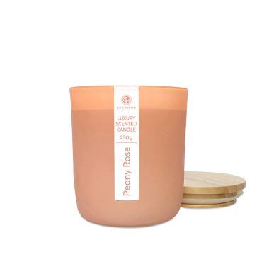 Serenity Luxury Scented Candle, Peony Rose - 230g